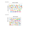 Colourful Animal Alphabet ABC Kids Wall Stickers Wall Decals Peel And Stick Removable Wall Stickers for Kids Nursery Bedroom