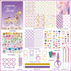 Purple Scrapbook & Diary Kits Journal Kit for Girls Creative Writing Scrapbook Kit with Multiple Accessories