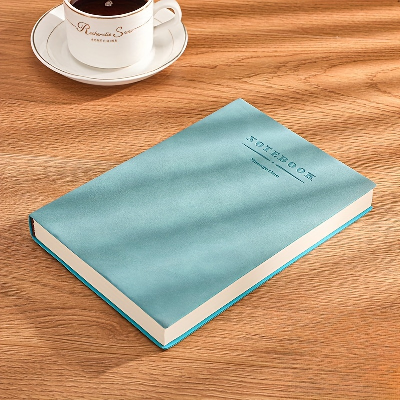 Large Softcover Leather 360 Pages Thick Paper Lined Notebook for Office Home School Business Writing