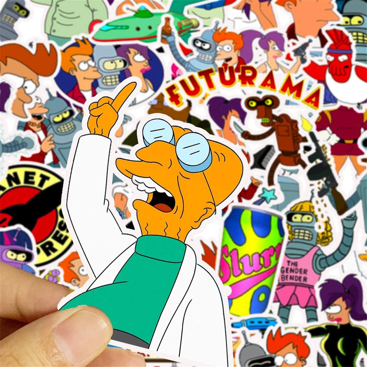 Futurama Laptop Vinyl Cartoon Stickers for Kids Anime Sticker