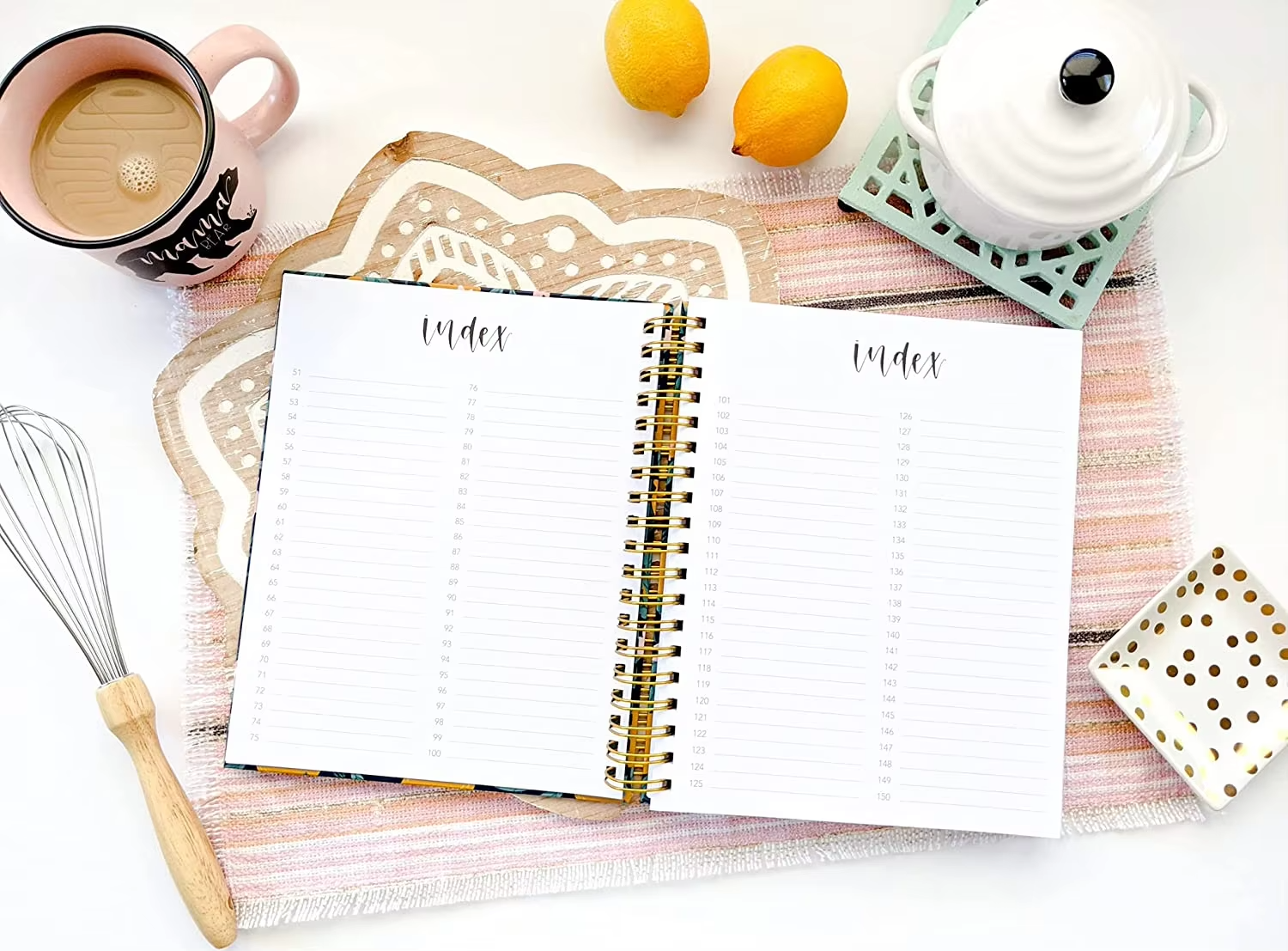 Spiral Recipe Book To Write Your Own Recipes A Blank Create Your Own Cookbook Journal Organizer