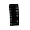 Horizontal Stick On Thermometer Strip Horizontal Thermometer Stickers Digital Temperature Display 61-118°F (16-48°C)