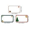 Merry Christmas Direct Thermal Labels Stickers Multi-Purpose Thermal Sticker Labels Printer for Inventory Address Name Gift Tag