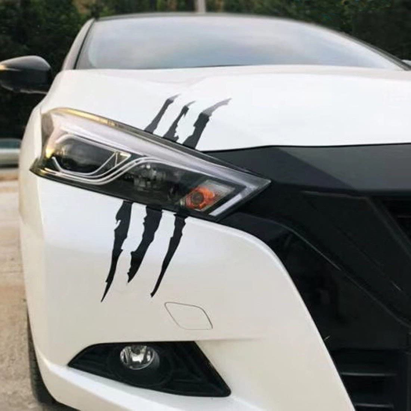 Auto Car Stickers Monster Claw Marks Scratch Waterproof Decals Car Sticker