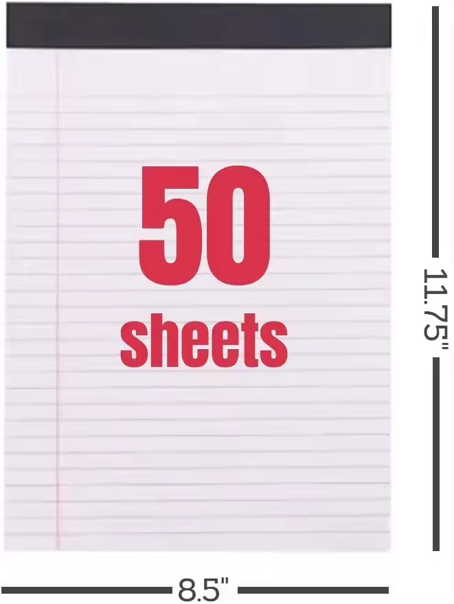 12 Pack Office Note Pads Personalized Planner Notepads 50 Sheets