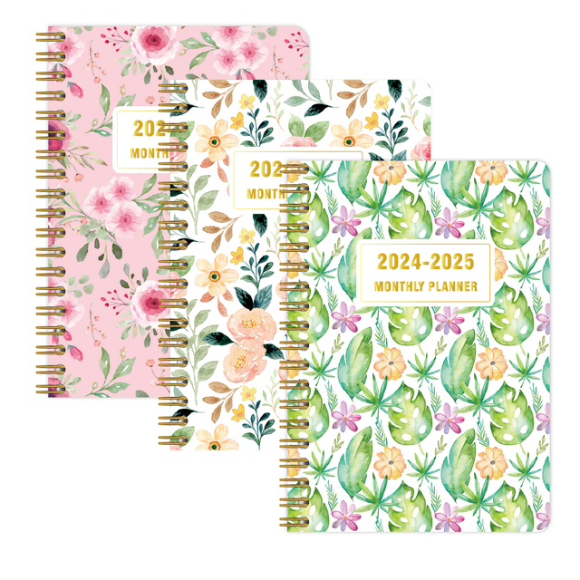 2024 - 2025 Yearly Dated Planner Beautiful Abstract To Do List Notebook 