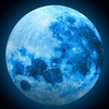 Glow in The Dark Stars Circles 3d Wall Stickers with Crescent Moon Realistic Moon