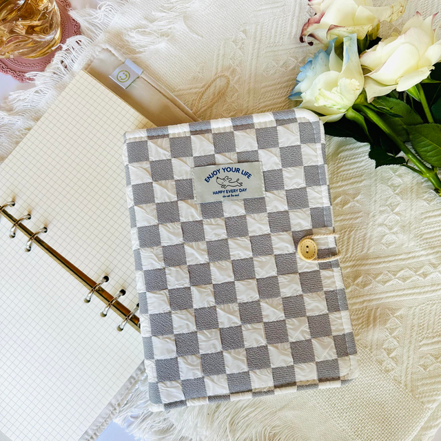 Cloth Cover A5 Journal Notebook Refillable Loose Leaf Paper College Ruled Notebook