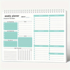 Weekly Habit Tracker Notepad 52 Week Goal Setting Health Habits & To-Do List - Focus & Habit Tracker