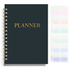 Spiral-Bound Undated Weekly & Monthly Planner 53 Week Agenda Journal Productivity Enhancing Stationery for Office Use