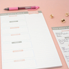 Weekly Meal Planning Pad with Grocery List 60 Sheets Tear-Off Menu Planner, Hardcover Paper Cover Personal Organizer