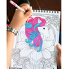 Hot Sale Unicorn Coloring Book Printing School Supplies Custom Kids Coloring Book 