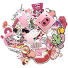 Anime Botton Decal Custom Vinyl Stickers Sheets Die Cut Waterproof Custom Stickers Die Cut 