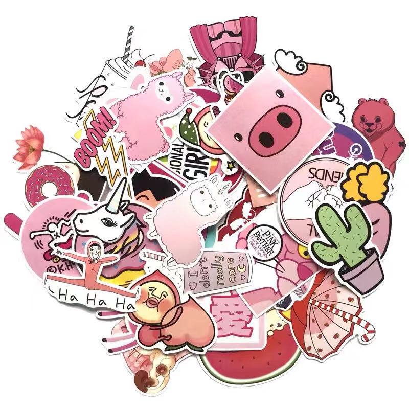 Anime Botton Decal Custom Vinyl Stickers Sheets Die Cut Waterproof Custom Stickers Die Cut 