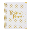 Wholesale Hardback Elegant Gold Spiral Bound A4 A5 Planner Notebook Custom Spiral Wedding Planner Book Dairy 
