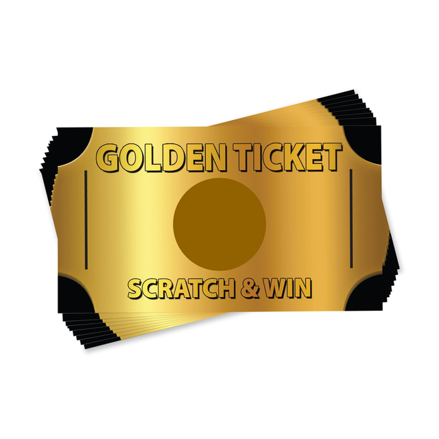 Golden Ticket Scratch Off Cards