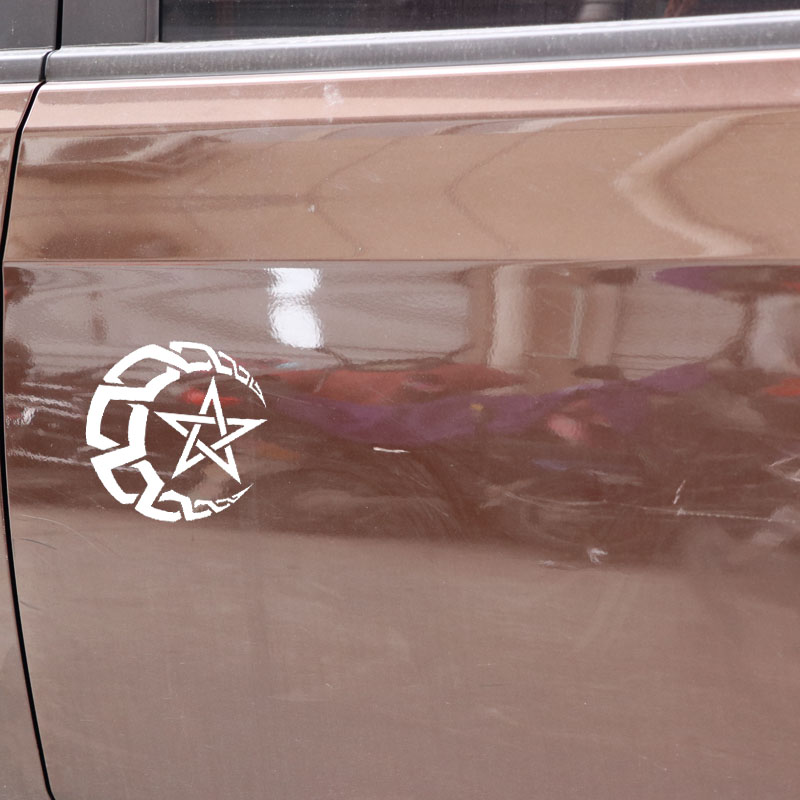 Custom Personality Cartoon Star Car Decal Matt Stickers Waterproof PVC Window Stickers