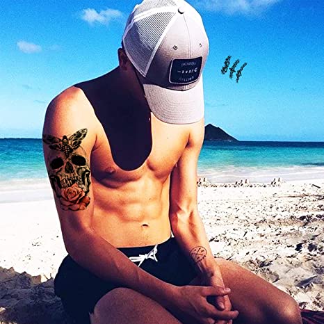 Long Lasting Custom Design Temporary Sleeves Adult Fake Tattoo Male Fashion Stickers Body Art Shoulder Chest Arm Leg Back