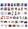 Kpop Itzy Stickers Trendy Cool Singer Graffiti Decals for Phone Water Bottles Sticker