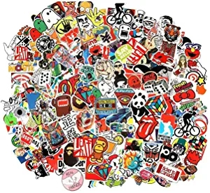 Custom Cute Bike Vynil Stickers Pack Printing for Luggage Laptop Skateboard Guitar Travel Case Car Cup Door Decals Kids Adults