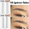 Eyebrow Tattoo 4D Hair-Like Fake Eyebrow Tattoo Sticker