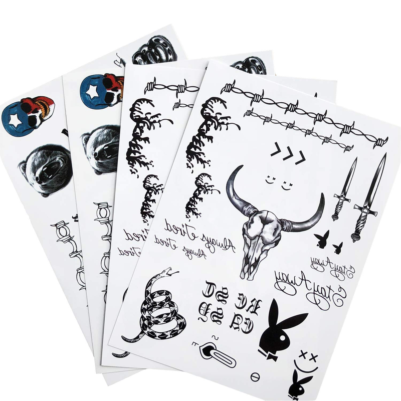 Face Temporary Tattoo Waterproff Stickers Face Neck Hands Arm Tattoos Sticker Buy