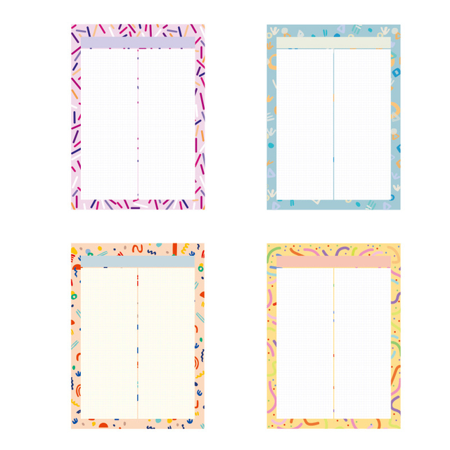 B5 Note Paper Large Custom Tear Off Notepad Daily Life Planner 30 Sheets 