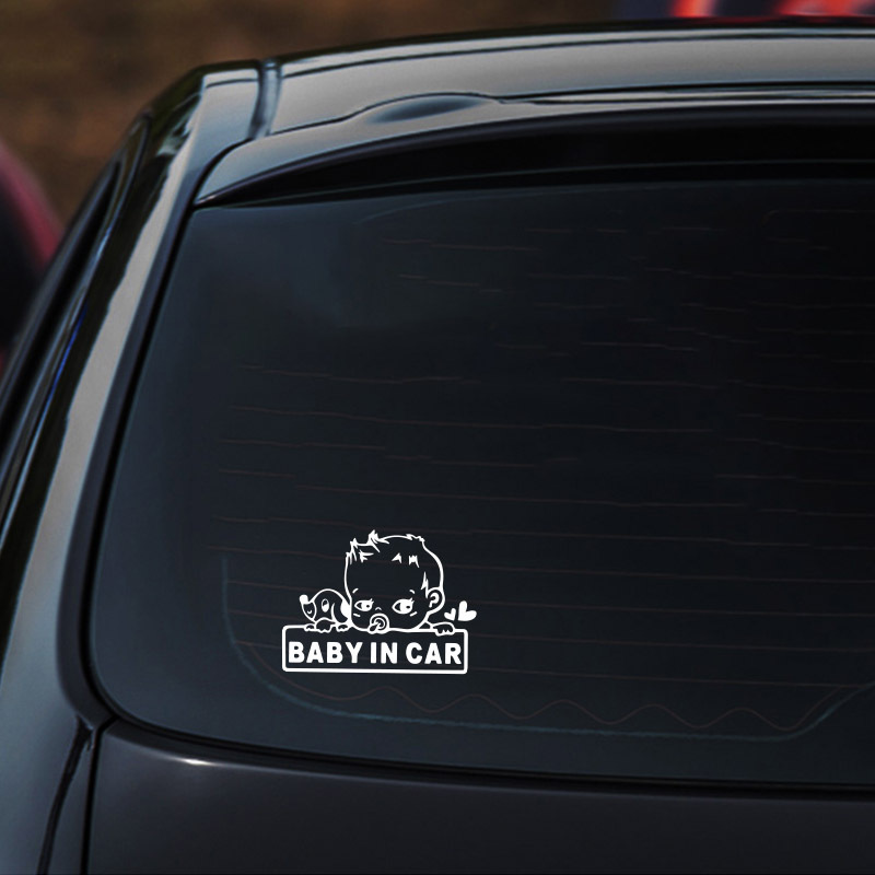 Baby in Car Stickers with Logo Custom