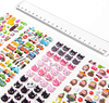 3d Soft Puffy Stickers for Kids Sheet Custom Design Decals Cartoon Animals Cars Airplane Food Letter Flower Pets Cake for Laptop