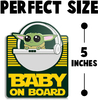 Baby Yoda Car Decals Stickers Vinyl Custom For Cars