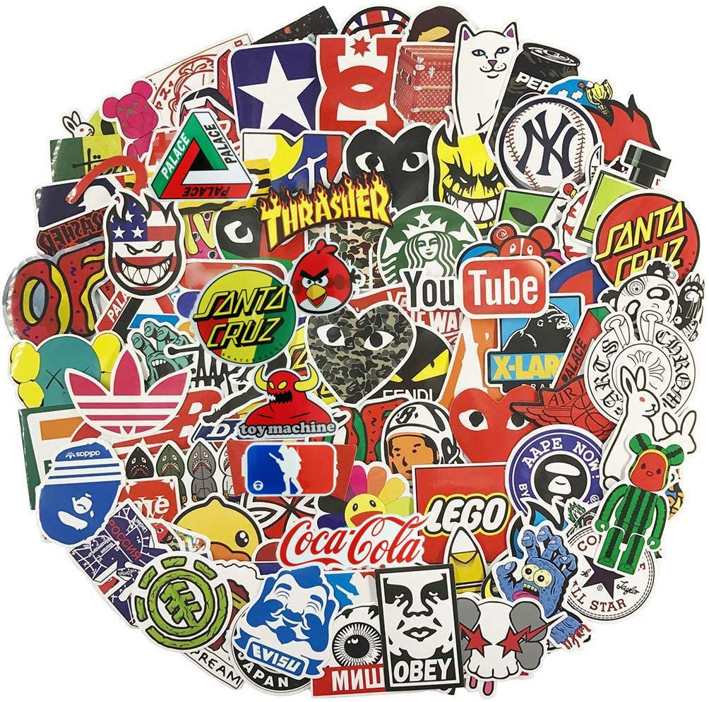 Waterproof Custom Die Cut Printing Company Logo Cartoon Custom Design PVC Proof Vinyl Sticker