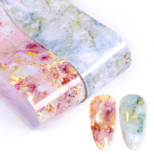 Marble Nail Art Decals Foil Customized Transfer Sticker
