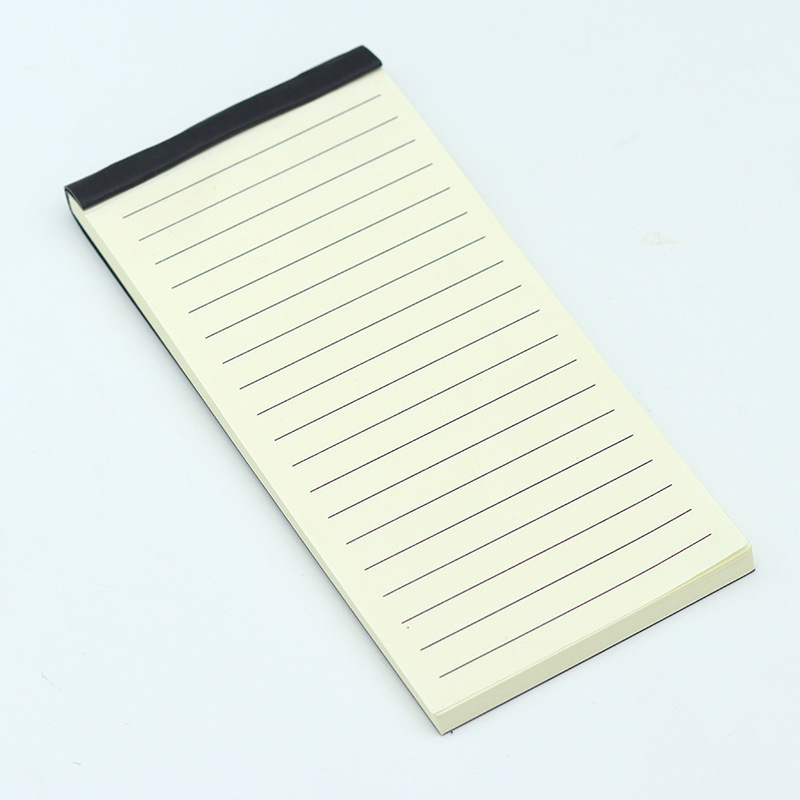 Magnetic Notepad for Fridge Budget Recipe, Custom Logo Printed Office Grid Wide Ruled Plain Blank Note Pad