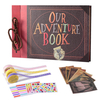 Retro Style Vintage Guestbook Our Adventure Book Scrapbook Photo Album Travel Diary Photo Book for Couples
