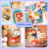 Merry Christmas Direct Thermal Labels Stickers Multi-Purpose Thermal Sticker Labels Printer for Inventory Address Name Gift Tag