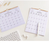 Free Design Available Spiral Binding New Year Calendar 2025 for Desk & Wall in English Spanish German