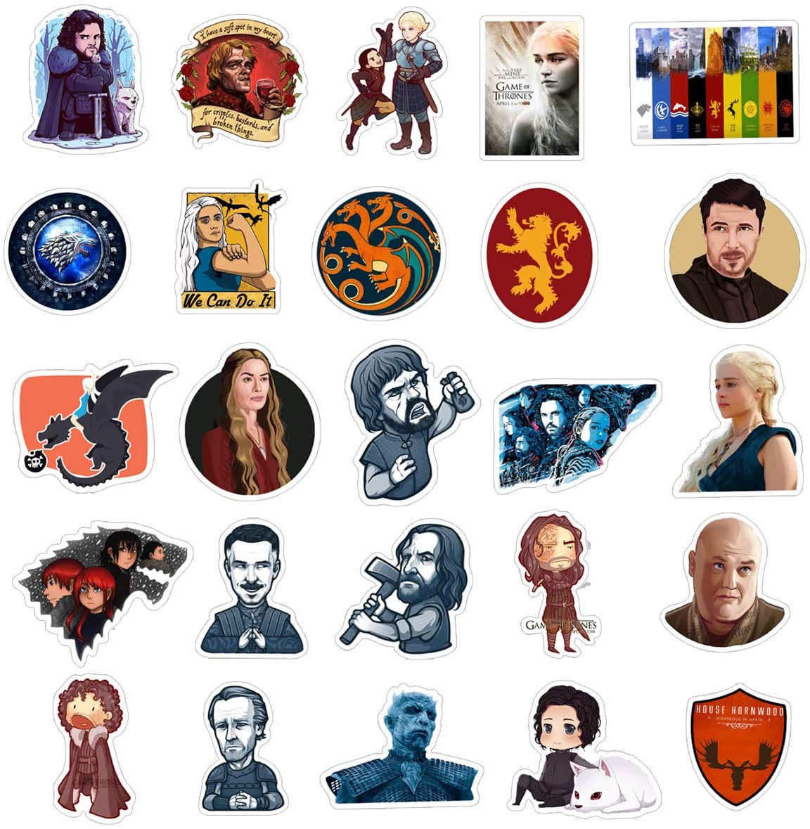 Game of Thrones Sticker For Luggage Car Laptop Decals Vinyl Stickers