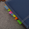 Colorful Sticky Notes Set Pet Page Marker Custom OEM Printed Plastic Cute Sticky Page Marker