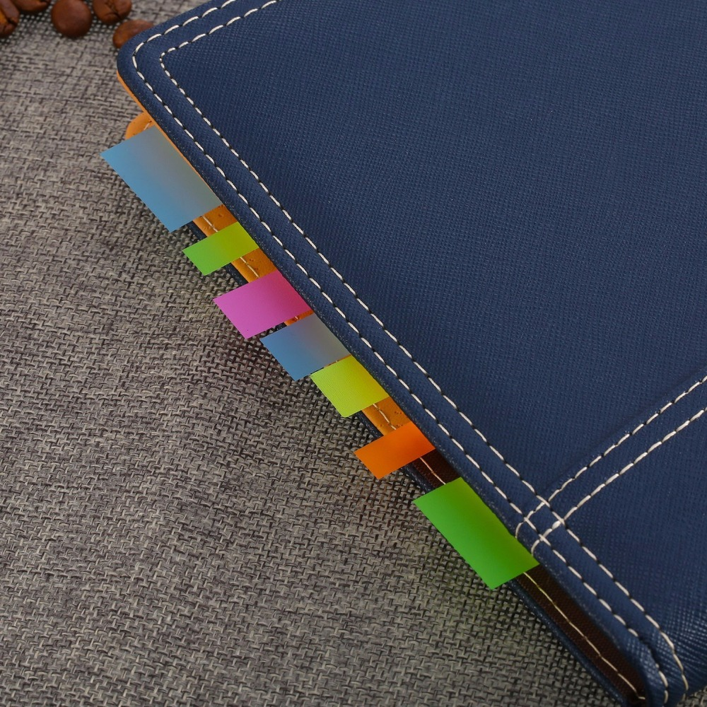 Colorful Sticky Notes Set Pet Page Marker Custom OEM Printed Plastic Cute Sticky Page Marker