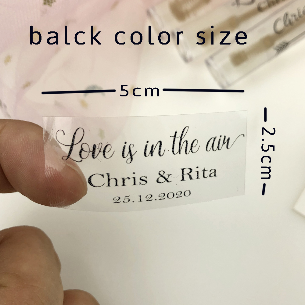 Custom Transparent Label 