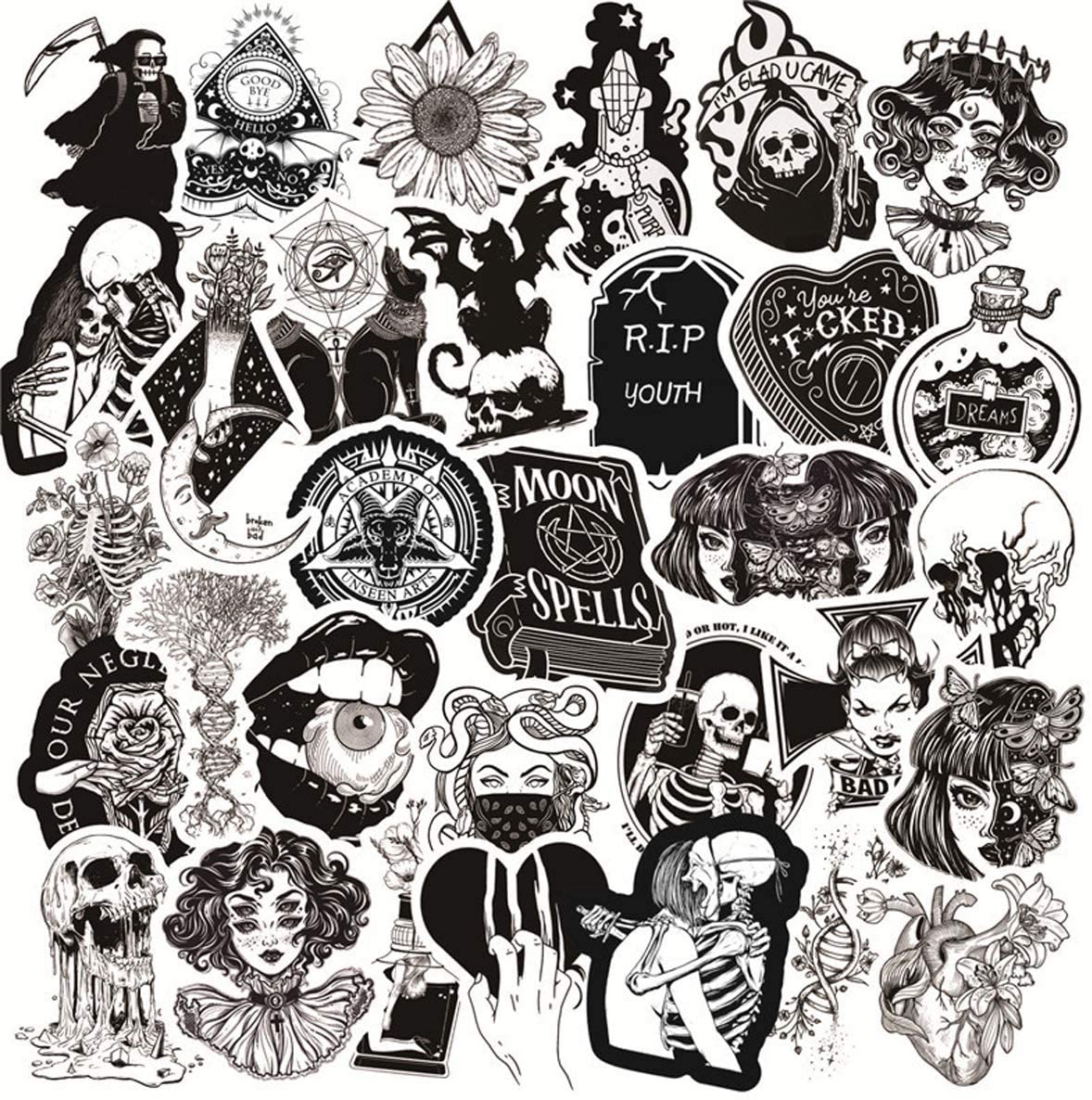 goth stickers 3