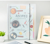 120GMS Recipe Book Binder To Write in Your Own Recipes for Baking with PP Cover & Back Storage Pocket & Tab