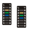 Horizontal Stick On Thermometer Strip Horizontal Thermometer Stickers Digital Temperature Display 61-118°F (16-48°C)