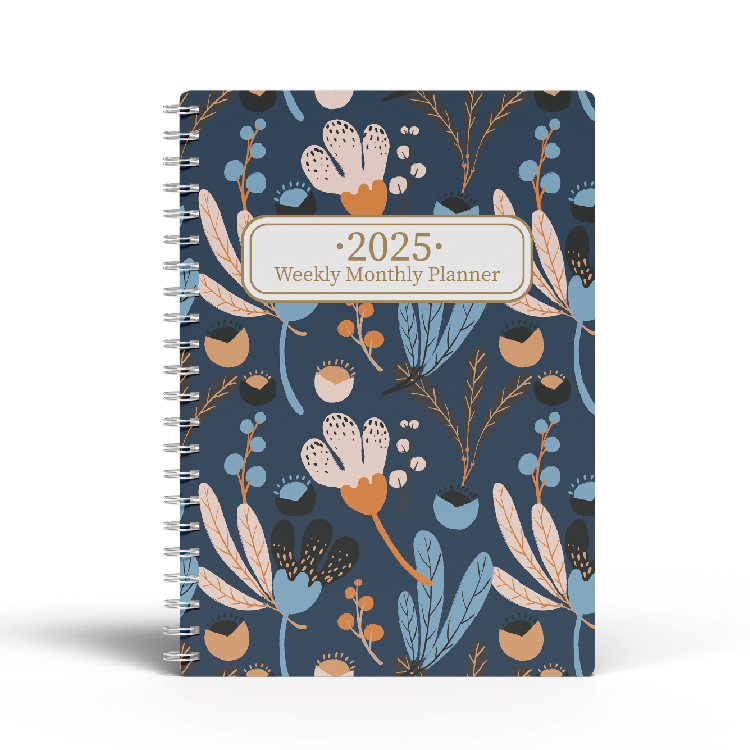 Dated Planner And Calendar Start Sunday Ruled Weekly And Monthly Jan. 2025 - Dec. 2025 Spiral Notebooks