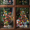 Cartoon Merry Christmas Decorative Window Stickers