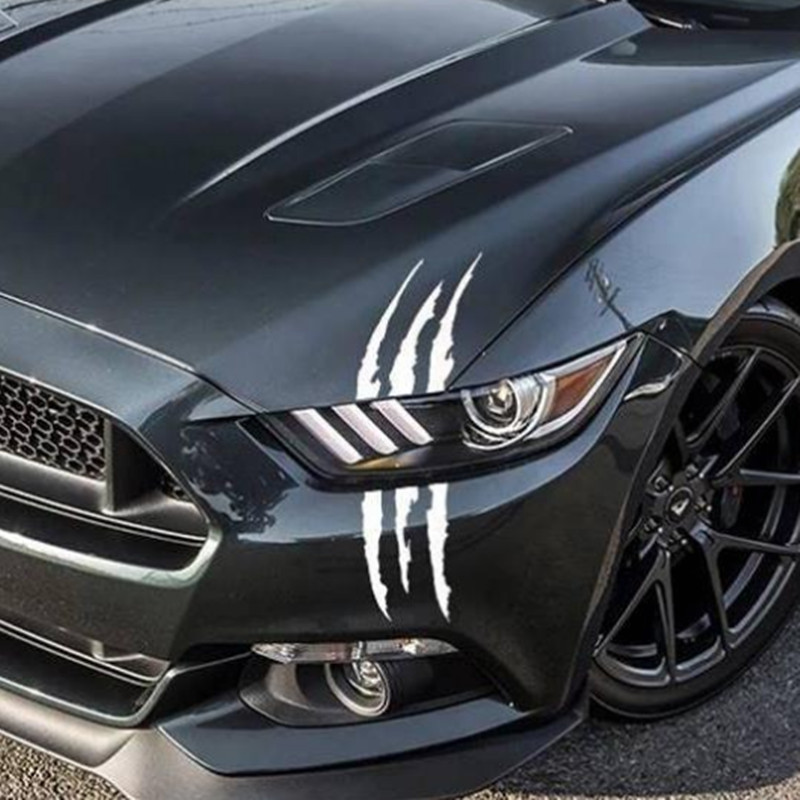 Auto Car Stickers Monster Claw Marks Scratch Waterproof Decals Car Sticker