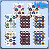 Eid Mubarak Round Ramadan Gift Tag Sticker Muslim Journal Stickers