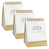 2023-2024 Mini Desk Calendar Portable Small Desktop Mini Calendar