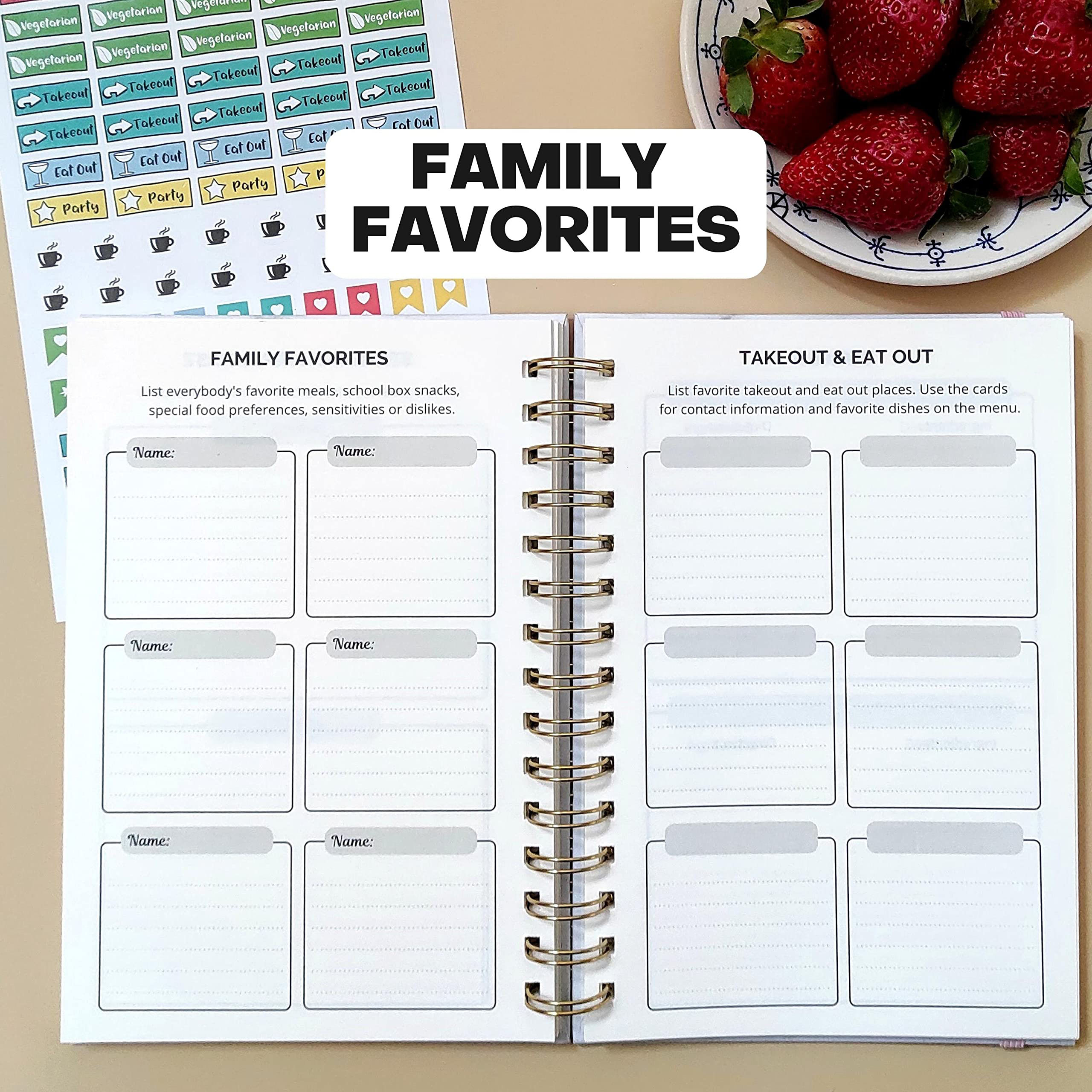 Healthy Diet and Weight Loss Tracking Meal Menu Planner Journal Notebook