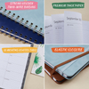 2022 Daily Calendar Planner Notebook PU Leather Bound Spiral Notebook